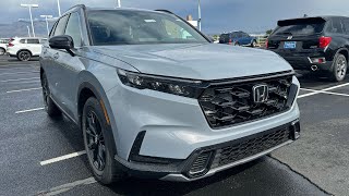 2024 Honda CRV Sport Hybrid  Urban Grey Pearl  Walkaround [upl. by Cooley915]