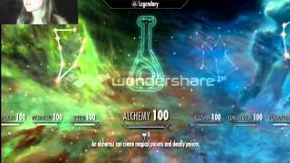 Skyrim Infinite Alchemy Glitch restoration potion [upl. by Elga]