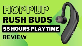 Hoppup Rusk Bluetooth Earbuds For Single Ear  Best Calling Bluetooth  Review In Hindi [upl. by Chiaki]