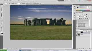 Photoshop CS5 How To Change The Sky Tutorial [upl. by Solenne]