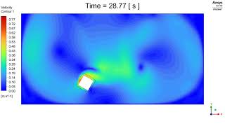 Ansys Fluent Moving Object Using Dynamic Mesh And UDF Velocity Animation [upl. by Howie]