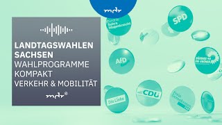 Verkehr amp Mobilität – Das planen Sachsens Parteien  Podcast Wahlprogramme kompakt  MDR [upl. by Jez]