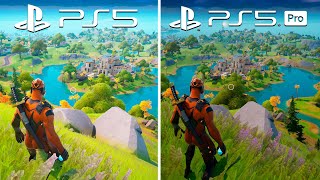 PS5 Fortnite vs PS5 Pro Fortnite BRUH [upl. by Urissa797]