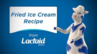 Tasty Presents Lactose Free Fried Ice Cream Recipe  LACTAID® [upl. by Yendroc175]