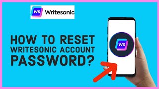 How to Reset WriteSonic Account Password 2024 [upl. by Opportina]