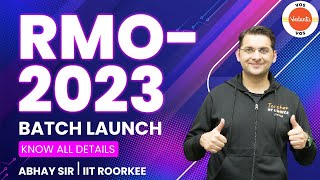 RMO2023 Batch Launch  Know All Details  Maths Olympiad Preparation with Abhay Mahajan  VOS [upl. by Llahsram307]