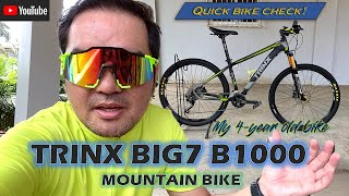 BIKING VLOG 3  TRINX BIG7 B1000  Quick Bike Check  Jan Edward Ramirez [upl. by Grefer192]