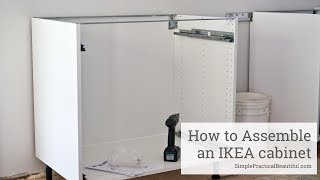 How to Assemble an IKEA SEKTION Base Cabinet [upl. by Pathe]