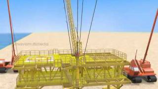 3DTechnical Animation for an Offshore Oil Process Platform [upl. by Frederica]