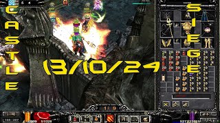 DOHKO  MU ONLINE  MUCABRASIL CASTLE SIEGE 13102024 [upl. by Eniroc415]