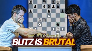 Blitz is Brutal  Aravindh v Nepomniachtchi  10th Gashimov Memorial [upl. by Solhcin]