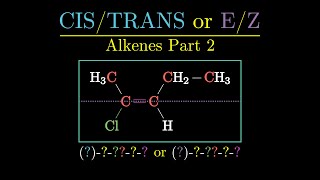 A Level Chemistry Revision quotE  Z Isomersquot [upl. by Josselyn739]