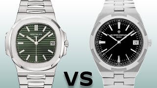 Vacheron Constantin Overseas 4500V110AB483 vs Patek Philippe Nautilus 57111A014 [upl. by Ancell]