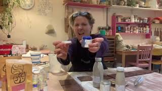 How to make your own underglaze [upl. by Roxi]