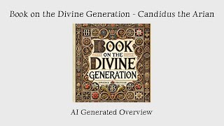 Overview Book on the Divine Generation  Candidus the Arian  Part 1 AI Summary [upl. by Marysa890]