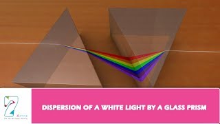 DISPERSION OF A WHITE LIGHT BY A GLASS PRISM [upl. by Antipas]