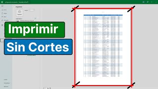 Como IMPRIMIR CORRECTAMENTE en Excel 🖨️ Sin que se CORTE y CONVERTIR a PDF [upl. by Niletac]