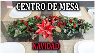 Decora tu Comedor con éste Bello y Fácil Centro de Mesa Navideño 🎄 DIY [upl. by Ayotol474]