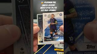 😱 PLATINUM PULL LIMITED EDITION MATCH ATTAX 2425 ECO PACK OPENING matchattax topps lfc [upl. by Lorusso]