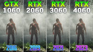 GTX 1060 vs RTX 2060 vs RTX 3060 vs RTX 4060  Test in 8 Games [upl. by Aryk]