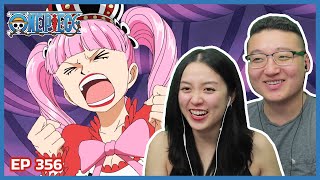 USOPP VS PERONA LOL GANBARE USOPP  One Piece Episode 356 Couples Reaction amp Discussion [upl. by Ma]