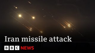 Iran threatens new “crushing attack” on Israel after launching more than 180 missiles  BBC News [upl. by Relyc]