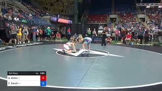 2023 16U MF US Marine Corps Nationals Slater Hicks vs Evan Sanati 120 Ibs 5th Place Bout [upl. by Norvun392]