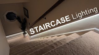 EASY Motion Activated Staircase Lighting  NO PROGRAMING [upl. by Limbert]