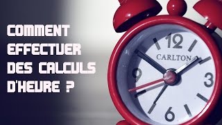 CALCUL DHEURES  EXCEL  FACILE  2 [upl. by Yriek]