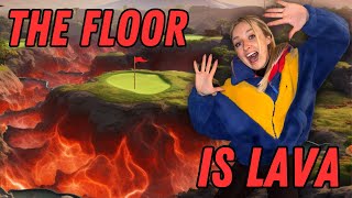 I play Golf the floor is lava [upl. by Katuscha]