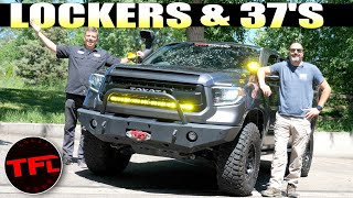 Is This The Best Toyota Tundra Overlander You Can Build This One Has Lockers 37s and TWO Winches [upl. by Nahaj541]