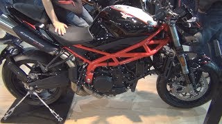 Moto Morini Corsaro 1200 ZZ Black 2019 Exterior and Interior [upl. by Goode]