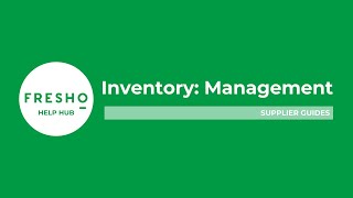 Inventory Management [upl. by Raclima]