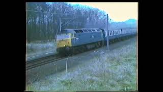 British Rail 1988  ECML at Highdyke and Great Ponton in February [upl. by Sitnik]