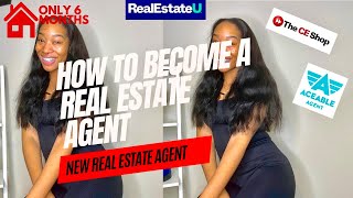 HOW TO BECOME A REAL ESTATE AGENT AND GET A REAL ESTATE LICENSE IN 6 MONTHS [upl. by Arualana288]