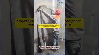 Polyethylene Waterproof Film waterproofingmembrane waterproofing [upl. by Neeven139]