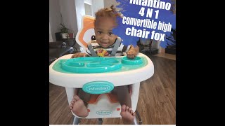 Infantino 4 in 1 Convertible High Chair FOX [upl. by Ettinger]