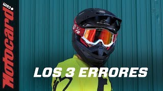 ¡Los 3 ERRORES más comunes en tu primer día de MOTOCROSS [upl. by Esmerelda]