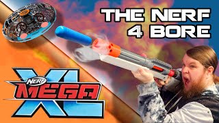 The NERF 4 BORE MEGA XL Sniper goes drone hunting 🤖 [upl. by Adnuhser]