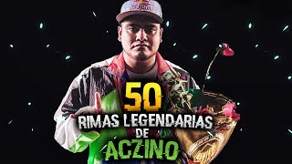 50 RIMAS LEGENDARIAS DE ACZINO 👑 [upl. by Suirradal]