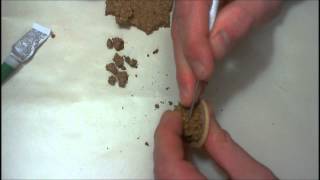 How to Make a Rock Base From Cork Vid 221 [upl. by Ahsilif]