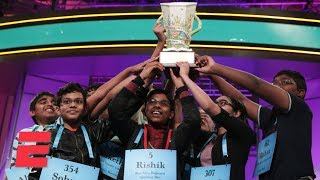 Spelling Bee ends in an unprecedented 8way tie  2019 Scripps National Spelling Bee [upl. by Vastha]