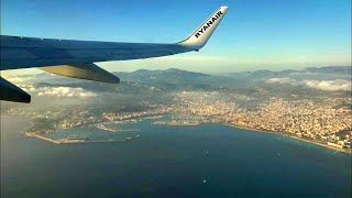 Ryanair B737800 Rocket Takeoff Palma de Mallorca 4K [upl. by Aicekat]