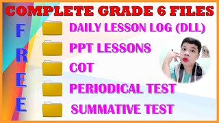 COMPLETE GRADE 6 FILES DLL PPT COT PT TIB ST I NASA COMMENT SECTION ANG GDRIVE I JUN GULAGULA [upl. by Perloff]