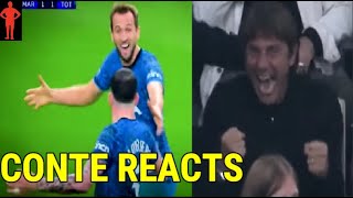 Antonio Conte Crazy Reaction To Spurs Getting Through In The Champions League [upl. by Grata]