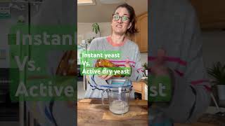 Instant yeast vs Active dry yeast  easy explanation Def a question I get a lot baking [upl. by Suiradel]