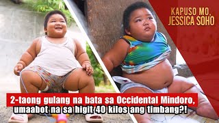 2 taong gulang na bata umaabot na sa higit 40 kilos ang timbang  Kapuso Mo Jessica Soho [upl. by Cuthbert327]