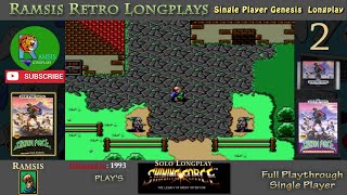 Shining Force  1993  GEN  Episode 2  Full Playthrough and Lets Play  Chapter 1  2 [upl. by Bertina]