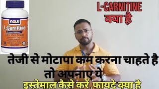 What is LCarnitine in Hindi  Cheapest Fat Burner at Chemist  Fat Burning Supplements [upl. by Nylhtac379]