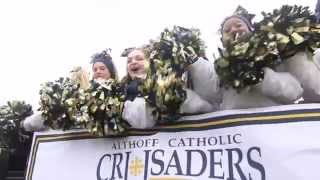 Althoff High School Class 4A Football Runner Up Parade In Belleville [upl. by Ester81]